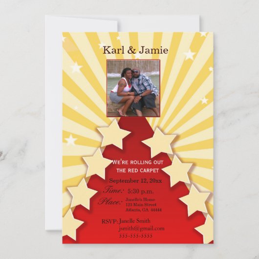 uitnodiging voor theater (Voorkant)