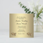 Uitnodiging voor theaterweddenschappen (Staand voorkant)