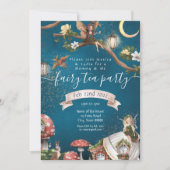 Uitnodiging voor Theepartijtje voor Moeder en Mij  (Voorkant)
