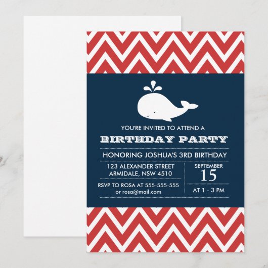 Uitnodiging voor themafanter (Voorkant / Achterkant)