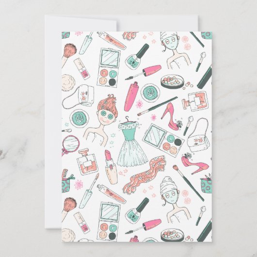 Uitnodiging voor themafeesten in Spa (Achterkant)