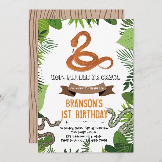 Uitnodiging voor themafegel (Voorkant / Achterkant)