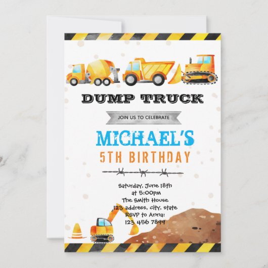 Uitnodiging voor themapartement voor de bouw van d (Voorkant)