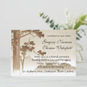 Uitnodiging voor toezeggingsceremonie (Staand voorkant)