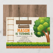 Uitnodiging voor Toppers Cours-feestje (Voorkant / Achterkant)