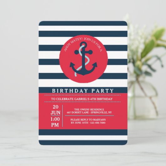 Uitnodiging voor Topwinkel Plus (Staand voorkant)