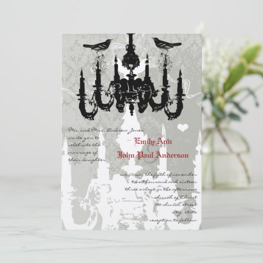 Uitnodiging voor Tortelduifjes voor weddenschappen (Staand voorkant)