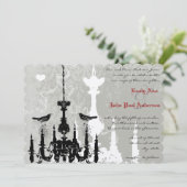 Uitnodiging voor Tortelduifjes voor weddenschappen (Staand voorkant)