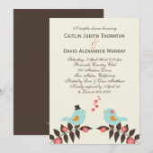 Uitnodiging voor Tortelduifjes Weddenschappen (Voorkant / Achterkant)