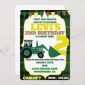 UITNODIGING VOOR TRACTORTHEMA (Voorkant / Achterkant)