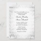 Uitnodiging voor traditioneel themathema voor muzi (Voorkant)