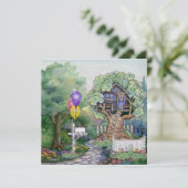 Uitnodiging voor Tree House (Staand voorkant)