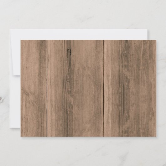 Uitnodiging voor Treetop Course-feestje (Achterkant)