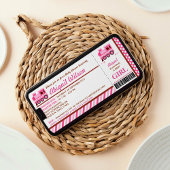 Uitnodiging voor treininstapweigering Baby shower