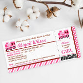 Uitnodiging voor treininstapweigering Baby shower