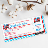 Uitnodiging voor treininstapweigering Baby shower