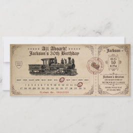 uitnodiging voor treinkaartjes