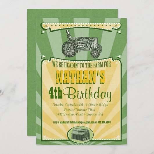 Uitnodiging voor trekkers (Voorkant / Achterkant)