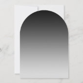 Uitnodiging voor trendy boogfoto-Afstuderen (Achterkant)