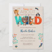 Uitnodiging voor tribal Baby shower - Boho Invite (Voorkant)