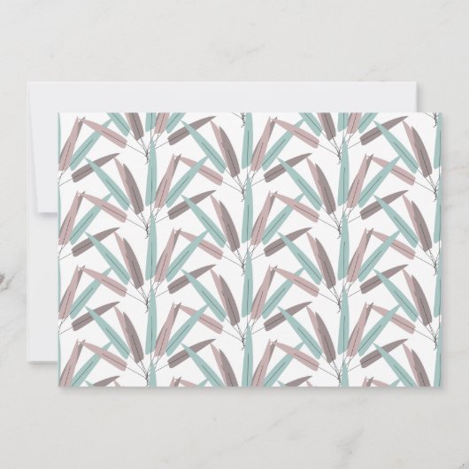 Uitnodiging voor tribale veteraan van Cute Fox (Achterkant)