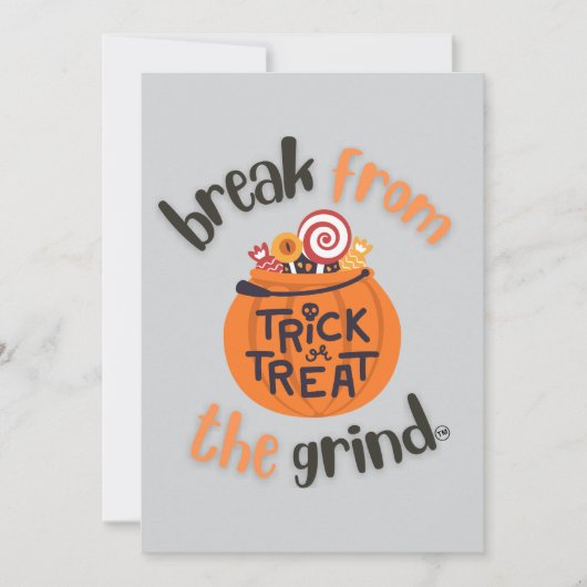 Uitnodiging voor Trick or Treat (Voorkant)