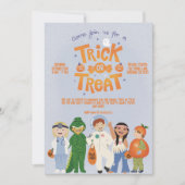 Uitnodiging voor Trick or treat Halloween (Voorkant)