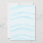 Uitnodiging voor triplet baby shower (Achterkant)