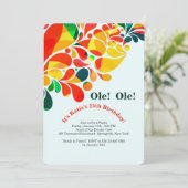 Uitnodiging voor Tropical Fiesta (Staand voorkant)