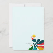 Uitnodiging voor Tropical Fiesta (Achterkant)