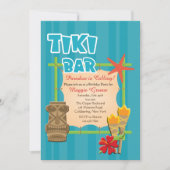 Uitnodiging voor Tropical Tiki Bar (Voorkant)