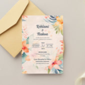 Uitnodiging voor Tropical Wedding