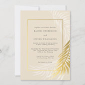 Uitnodiging voor Tropical Wedding (Voorkant)