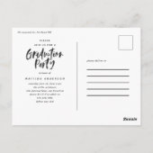 uitnodiging voor tropisch afstuderen (Achterkant)