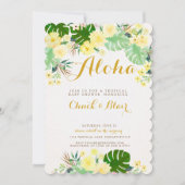 Uitnodiging voor tropisch Baby shower (Voorkant)