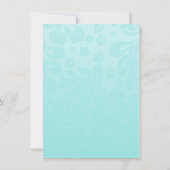 Uitnodiging voor tropisch Baby shower (Achterkant)