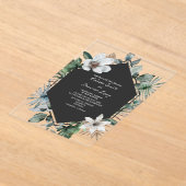 Uitnodiging voor tropisch botanisch huwelijk (Laagn)