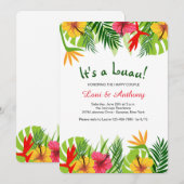 Uitnodiging voor Tropisch Eiland Escapade (Voorkant / Achterkant)