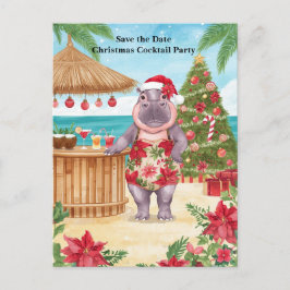 Uitnodiging voor Tropisch Kerstfeest Cocktailevene