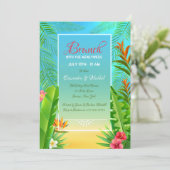 Uitnodiging voor tropisch Lijst (Staand voorkant)