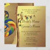 Uitnodiging voor Tropisch Paradise Weddenschap (Voorkant / Achterkant)