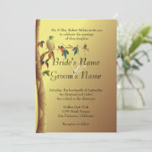 Uitnodiging voor Tropisch Paradise Weddenschap (Staand voorkant)