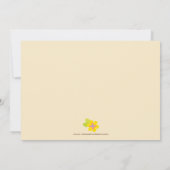 Uitnodiging voor tropische baarmoedermeisjes (Achterkant)