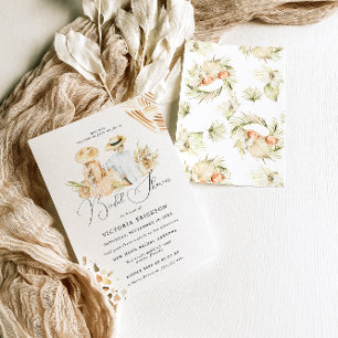 Uitnodiging voor Tropische Beach Bridal Shower