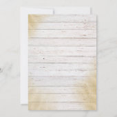 Uitnodiging voor Tropische Beach Wedding - sla de  (Achterkant)