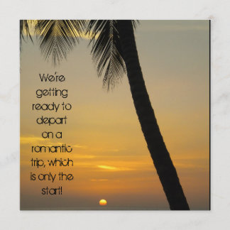 Uitnodiging voor Tropische Bestemmingsweddenschapp