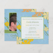 Uitnodiging voor Tropische Bridal - Aangepaste fot (Voorkant / Achterkant)