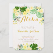 Uitnodiging voor Tropische Bridal Shower (Voorkant)