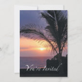 Uitnodiging voor Tropische Bridal Shower (Voorkant)