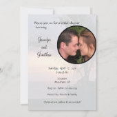 Uitnodiging voor Tropische Bridal Shower (Achterkant)